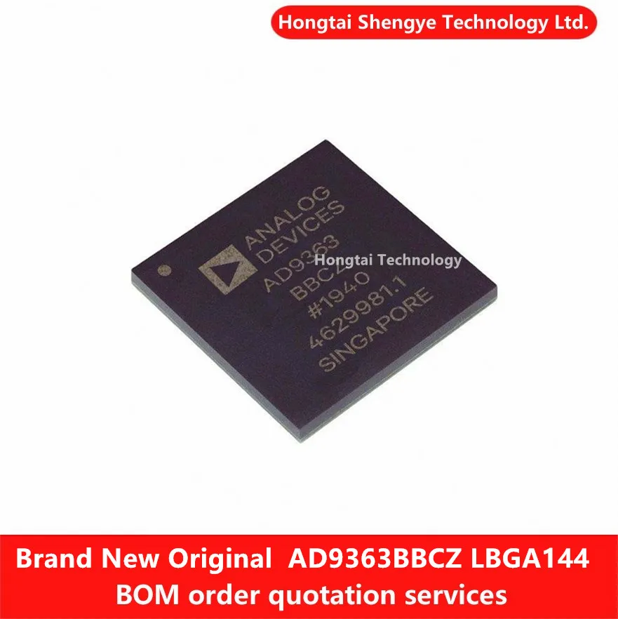 

Новый оригинальный AD9363BBCZ LBGA-144 AD9363BBCZ-REEL беспроводной радиочастотный трансивер IC