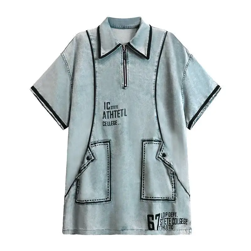 فستان نسائي جديد للربيع والصيف فستان فضفاض مطبوع كبير الحجم للركاب