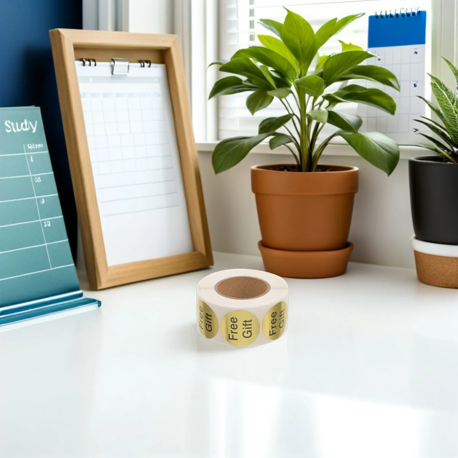 

1000Pcs Free Gift Stickers Small Business Self-Adhesive Round Customer Appreciation Labels Retail Store Bakery Present Packaging