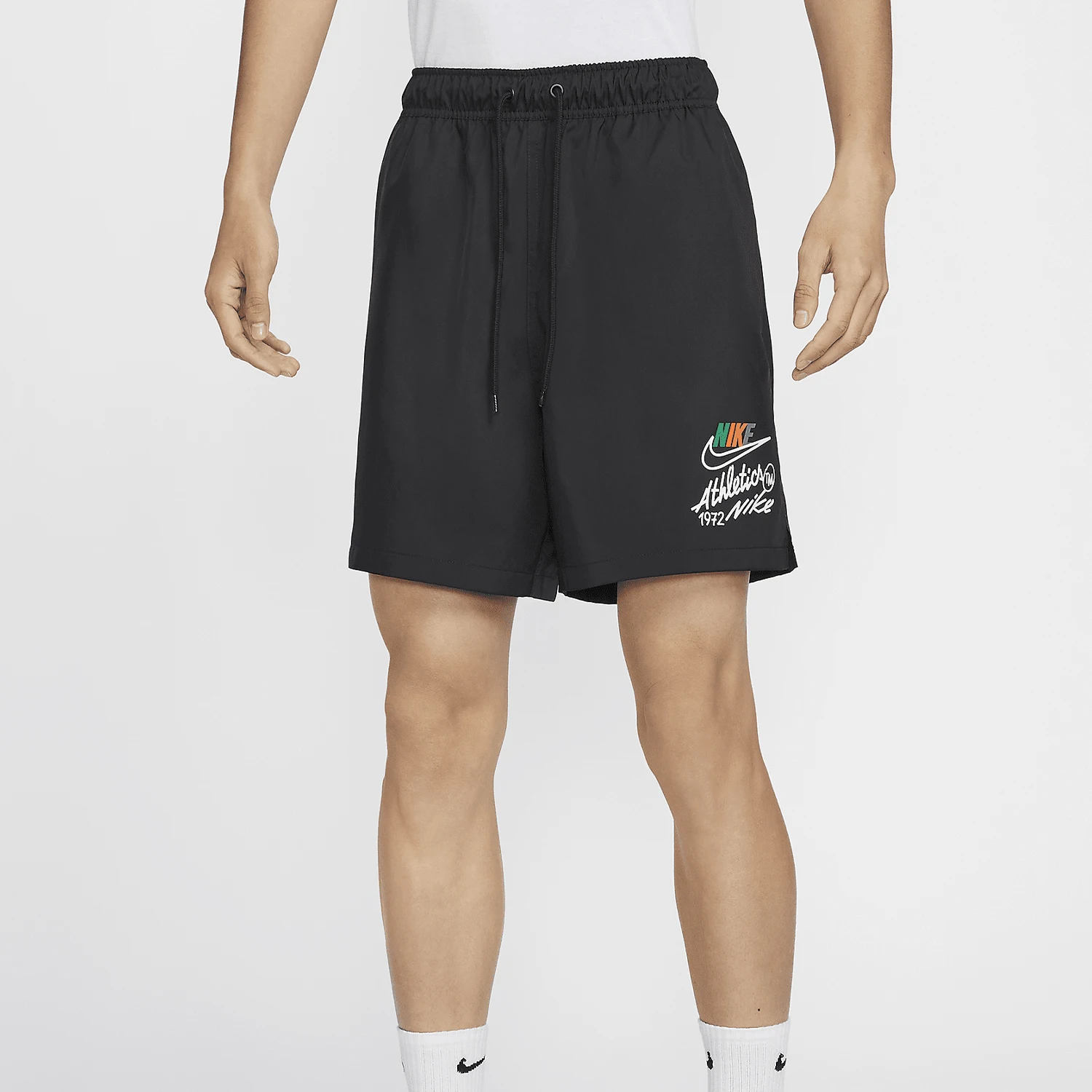 

Официальные осенние новые мужские дышащие тренировочные тканые шорты Nike FZ0771-010