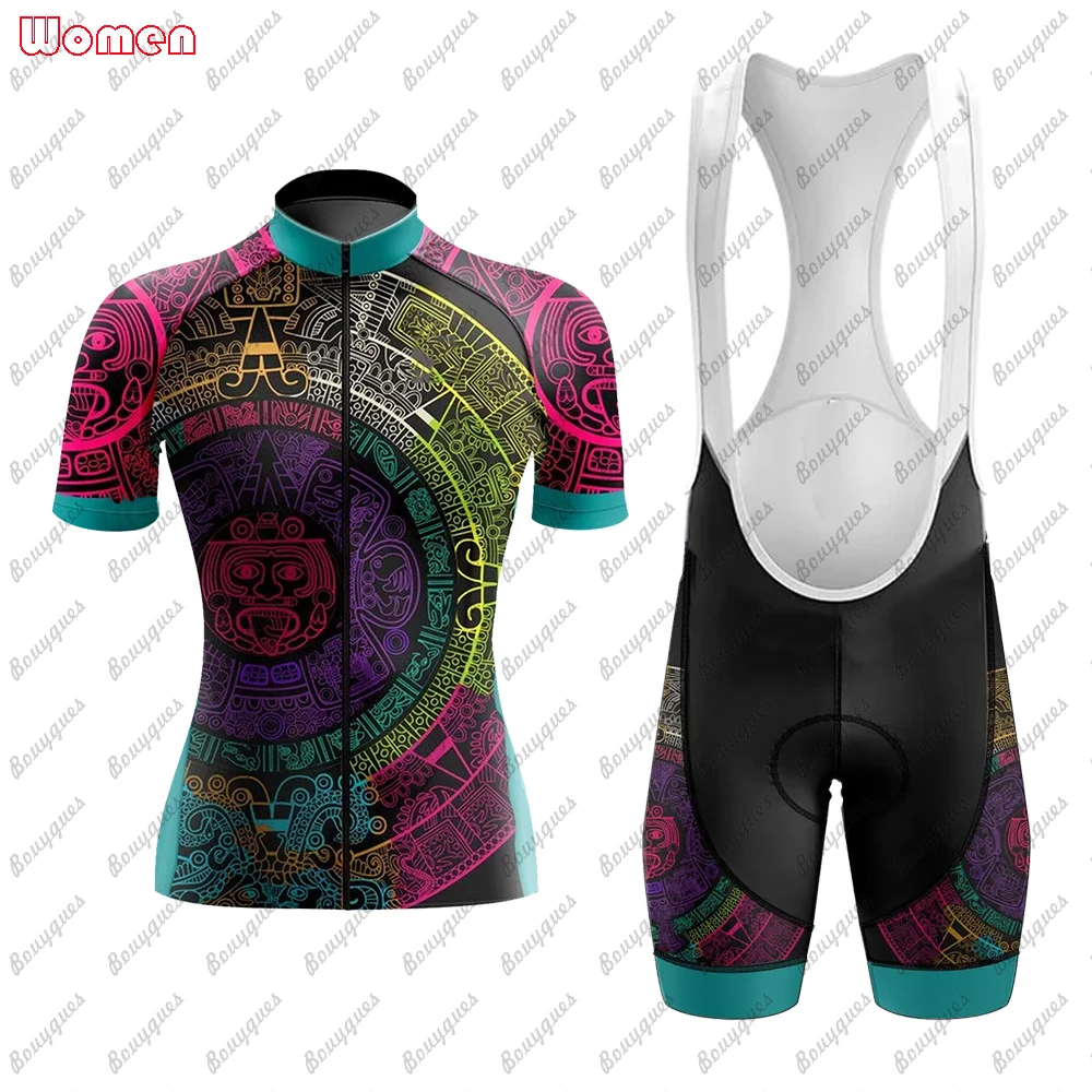 2023 NEW Mexico Style Women Cycling Jerseys set MTB abbigliamento da ciclismo traspirante PRO Mountian abbigliamento da bicicletta abbigliamento da