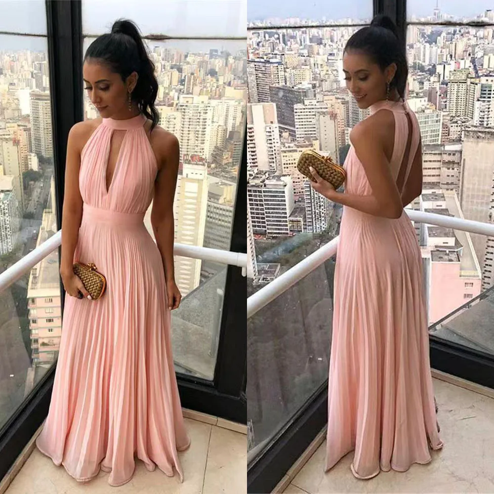 

Высококачественные розовые платья для свадебной вечеринки без рукавов по индивидуальному заказу, Vestido De Festa De Casamento فساتين حفلات 2004, значение