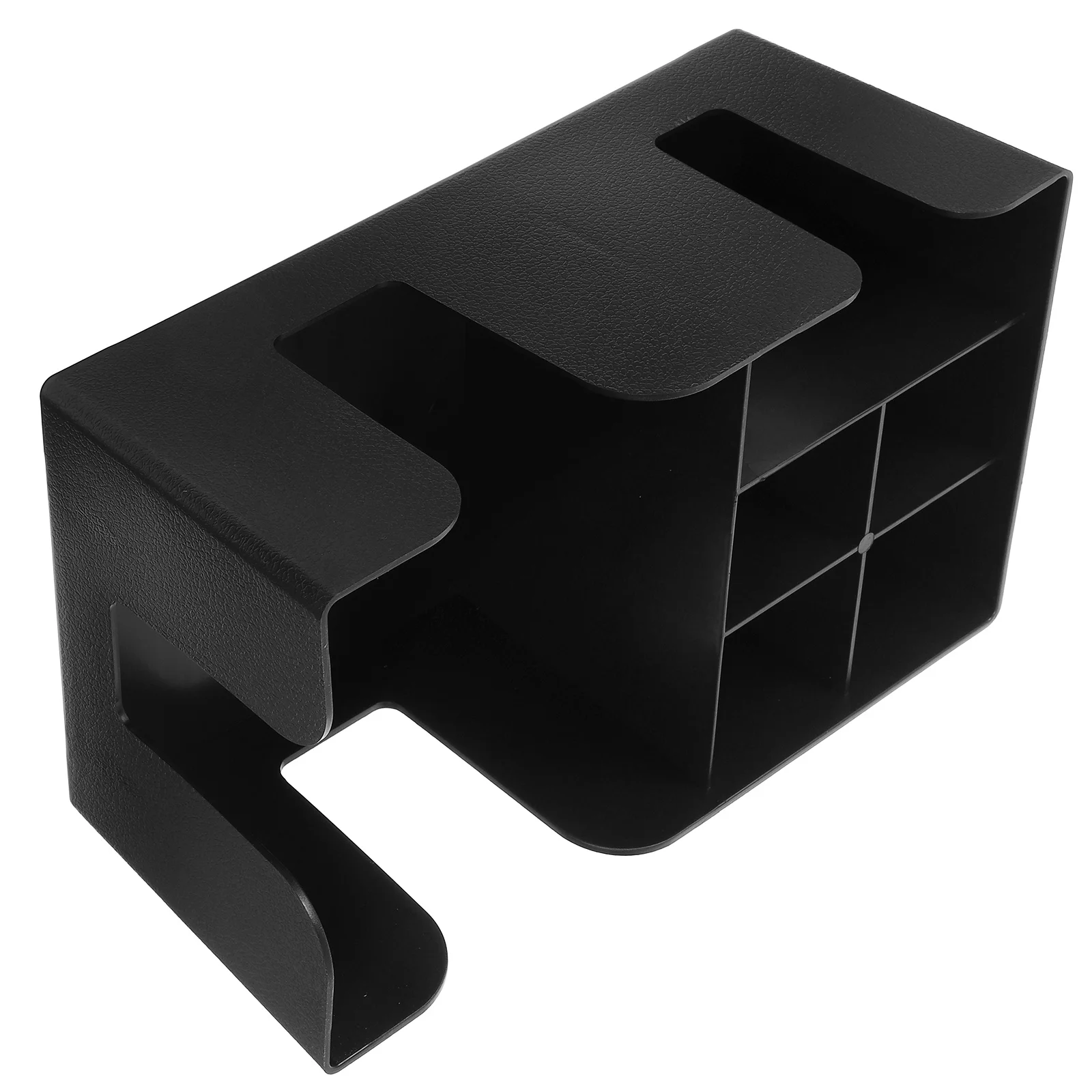 

Coffee Station Organizer Paper Cup Holder Multi Compartment PP Desktop Storage Rack for Cups Straws Sugar Packets Countertop Use