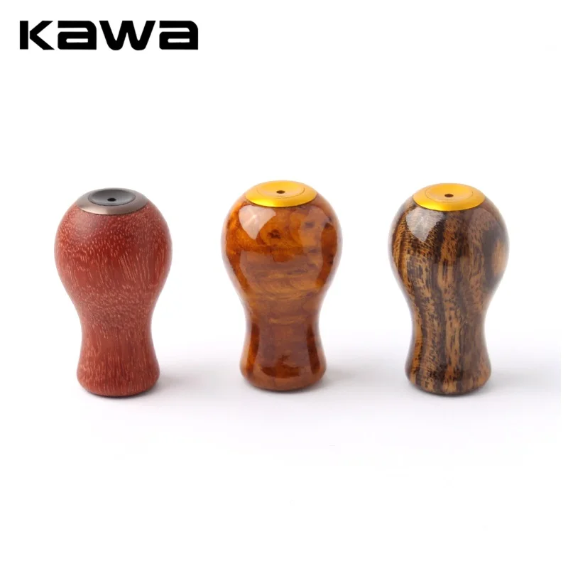

Kawa New Fishing Reel Handle Knob Rosewood Materials 5.5-8.6g Length 35.5mm For S/Dai Spinning/Casting Reel Handle Accessory DIY