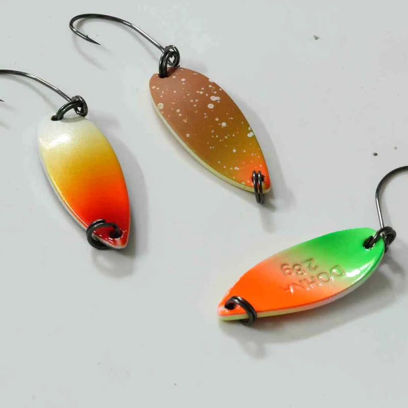 1Pc Peche Leurre Pesca Dohna Löffel 2,8g 30mm Bunte Löffel Köder Kupfer Stream Metall Angeln Locken für Forelle Döbel Barsch Lachs – Detail 9
