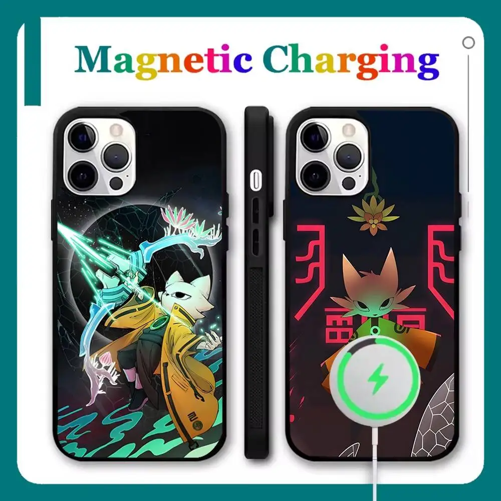 

Nine Sols Game Phone Case For iPhone 17,16,15,14,13,12,11,Pro,Max,Plus,Mini,Air,SE New Magsafe Magnetic Wireless Charging