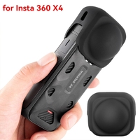 Lens Cap for Insta360 X4 Protector Cover Accessories Insta 360 X4 Camera Anti-dust Anti-scratch Silicone Lens Protective Case