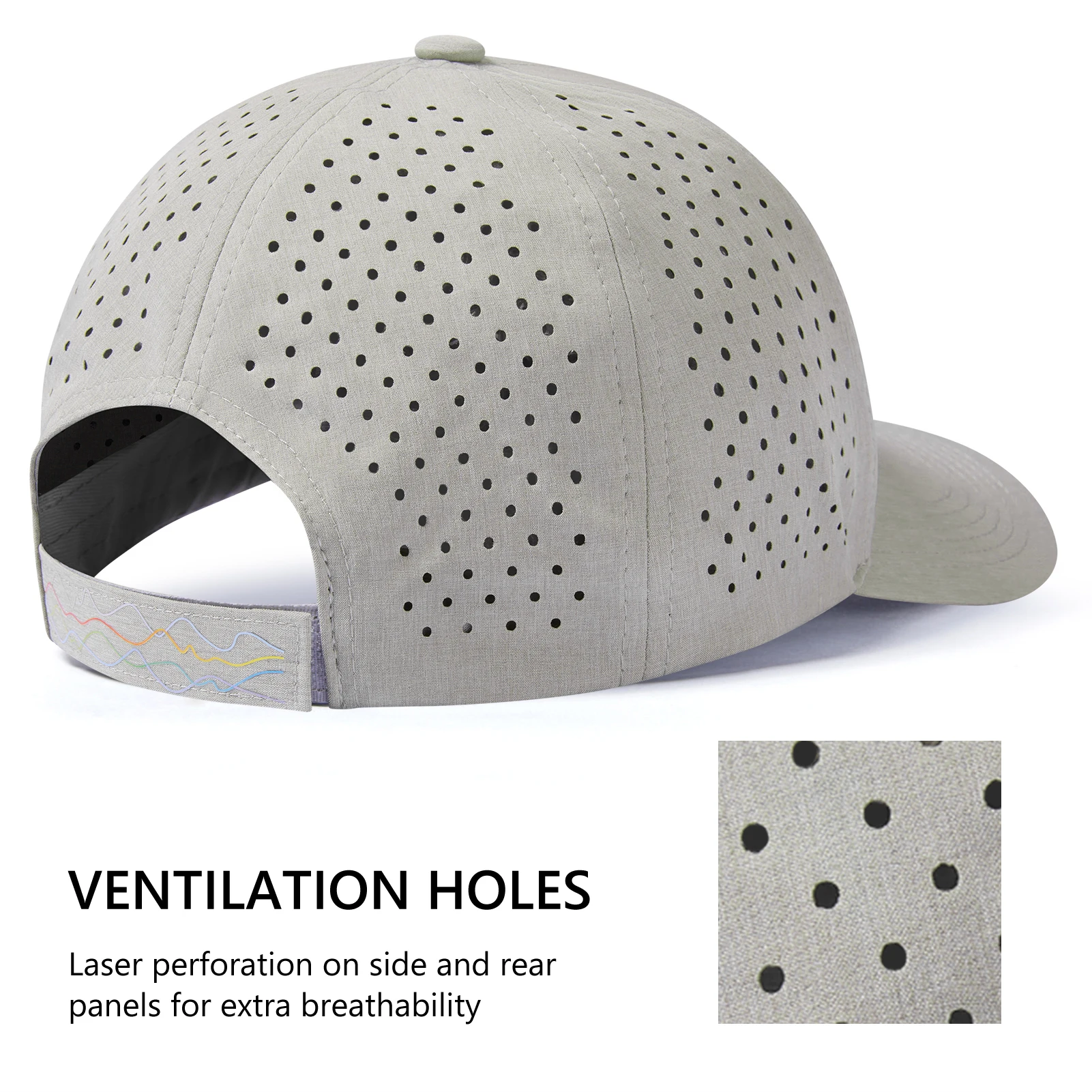 UPF 50+ Performance Water Resistant Baseball Cap Lightweight Breathable Hat Golf Running Boat Hiking for Men Women