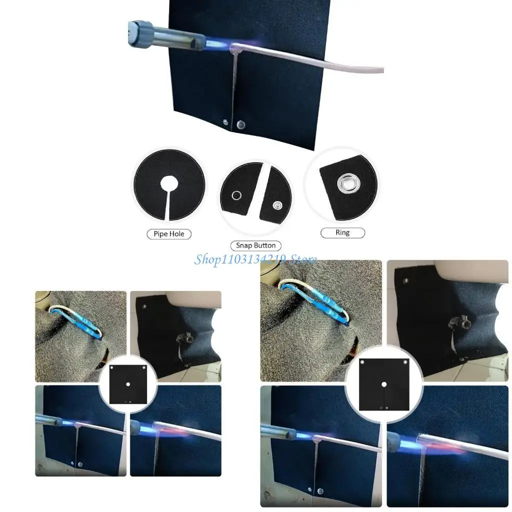 

N5KC Retardant Welding Blanket Mat, Heat Shield Up To 1800°F for Safe Soldering