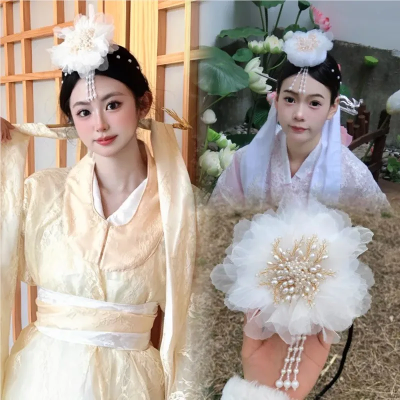 Yanji Korean Clothing Hair Accessories Bag High-End Headdress Online Celebrity Photo Ancient Style