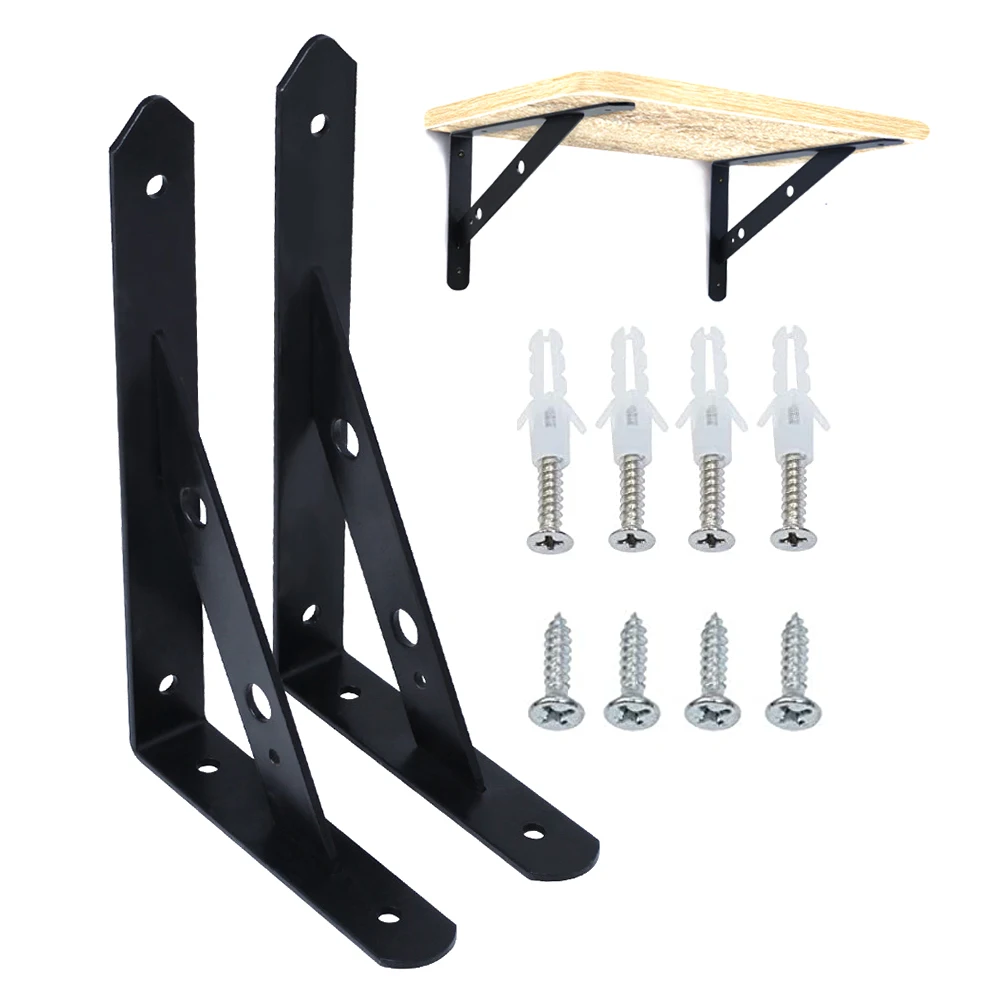 Countertop Support Brackets Includes Screws/Heavy Duty Shelf Bracket/Wall Mounted Shelf Supports for Bar Tops Cabinetry Table De