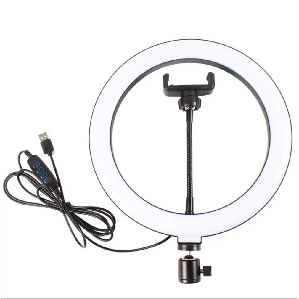 Dimmable LED Ring Light with Tripod Live Fill Light Mobile Phone Bracket Stand Holder Live Mobile Phone Holder