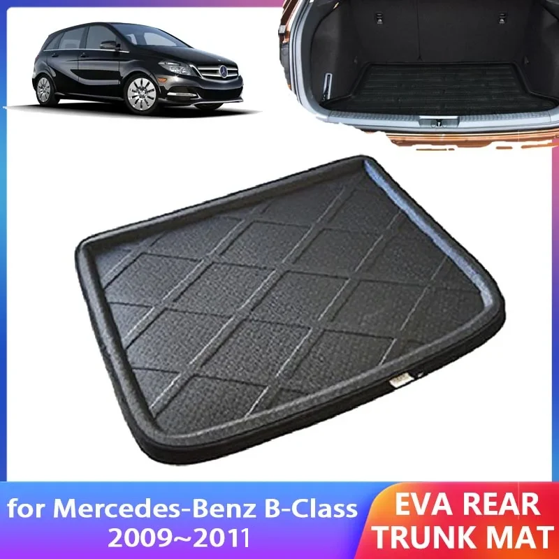 

Trunk Mat for Mercedes Benz B Class W245 B200 200 B160 B180 180 170 2009~2011 2010 Accessorie Floor Tray Waterproof Liner Carpet