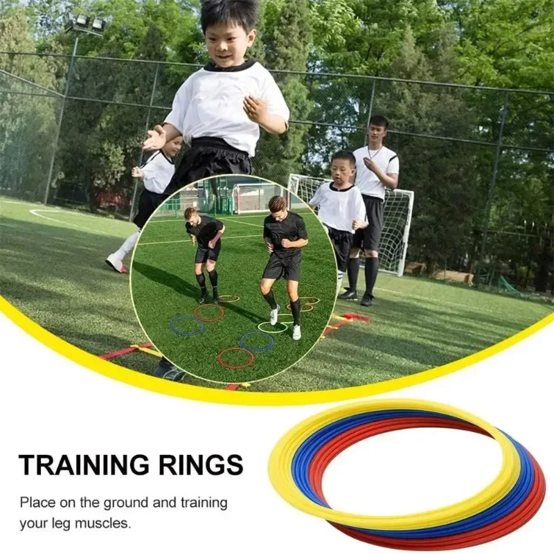 5/12pcs  Durable Agility Training Ring Portable Football Speed Agility Training Ring Sports Football Training Equipment