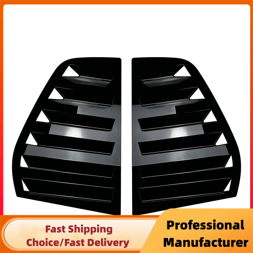 Paar Achterzijde Raambekleding Spoiler Voor Vw Golf 5 Golf 6 Golf 7 MK5 MK6 MK7 MK7.5 2003-2020 Venster Sluiter Cover Louvre Ventilatieopeningen