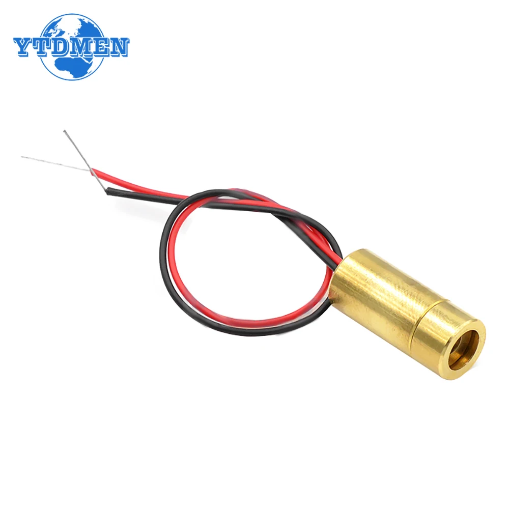 1PCS 650nm 5mW Red Point / Line / Cross Laser Module Head Glass Lens Focusable Focus Adjustable Laser Diode Industrial Class