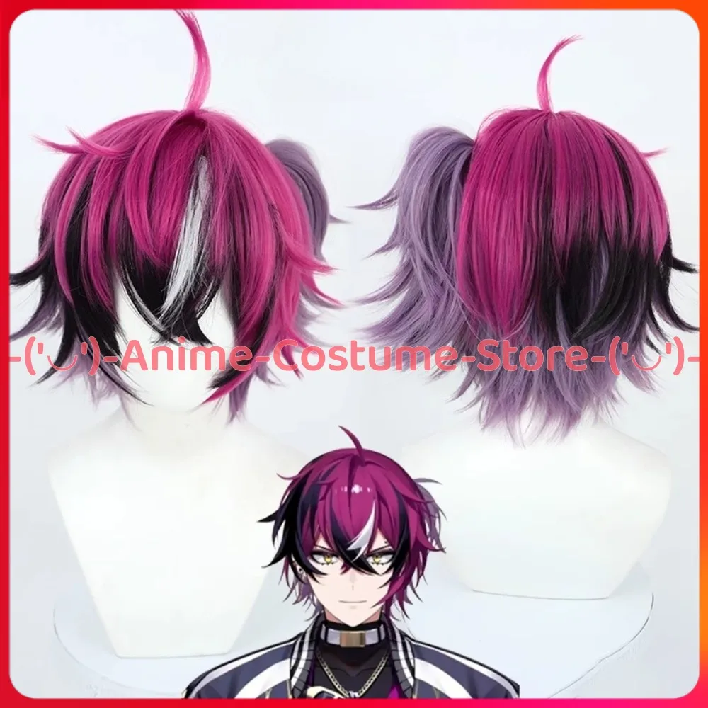 

NIJISANJI VTuber Doppio Dropscythe Cosplay Wig Anime Game Character Halloween Carnival Party Wigs Heat Resistant Synthetic Hair