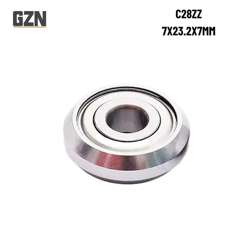 

10PCS C28ZZ 7x23.2x7mm linear guide motion Printing Machine Bearing Roller Bearing Non-standard Bearings