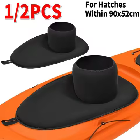 1/2PCS Kayak Spray Skirt Waterproof Deck Sprayskirt Marine Spray Skirt Universal Kayak Skirt Cover Water Sports Accessories