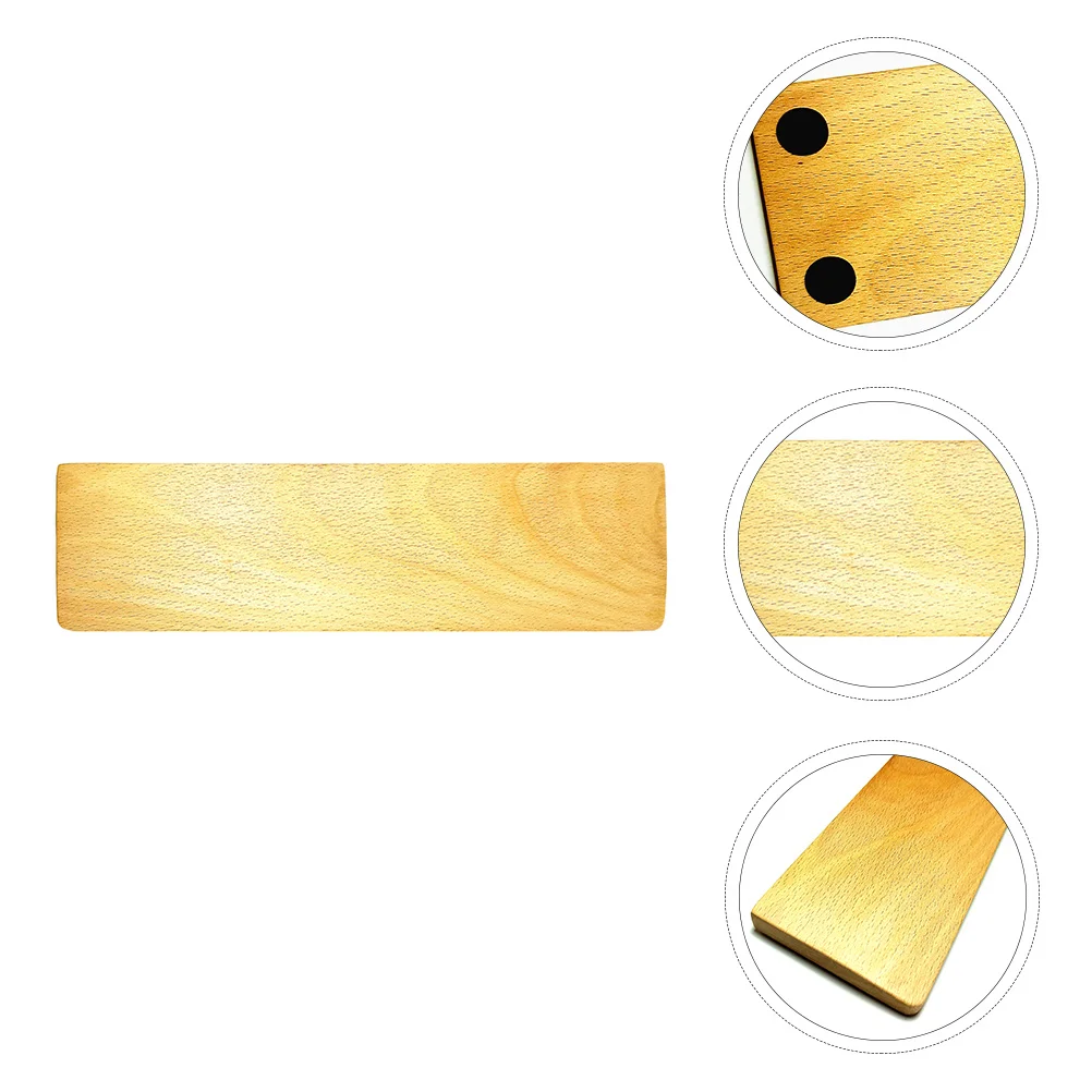 

Wood Keyboard Wrist Rest Support Anti-Slip Base Ergonomic Design for Gaming Typing Office Pain Relief Keyboard Wrist Rest