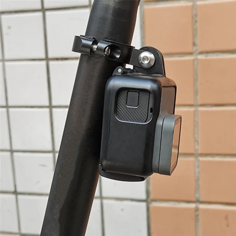 Suporte de alumínio para guidão de bicicleta e motocicleta, suporte para câmera de ação gopro, acessórios para bicicleta