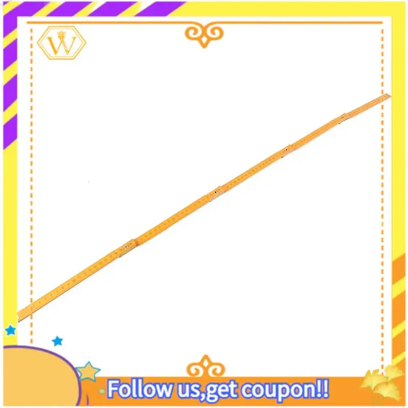 Régua dobrável de madeira portátil para carpinteiro A01K-3X 100 cm/39 polegadas