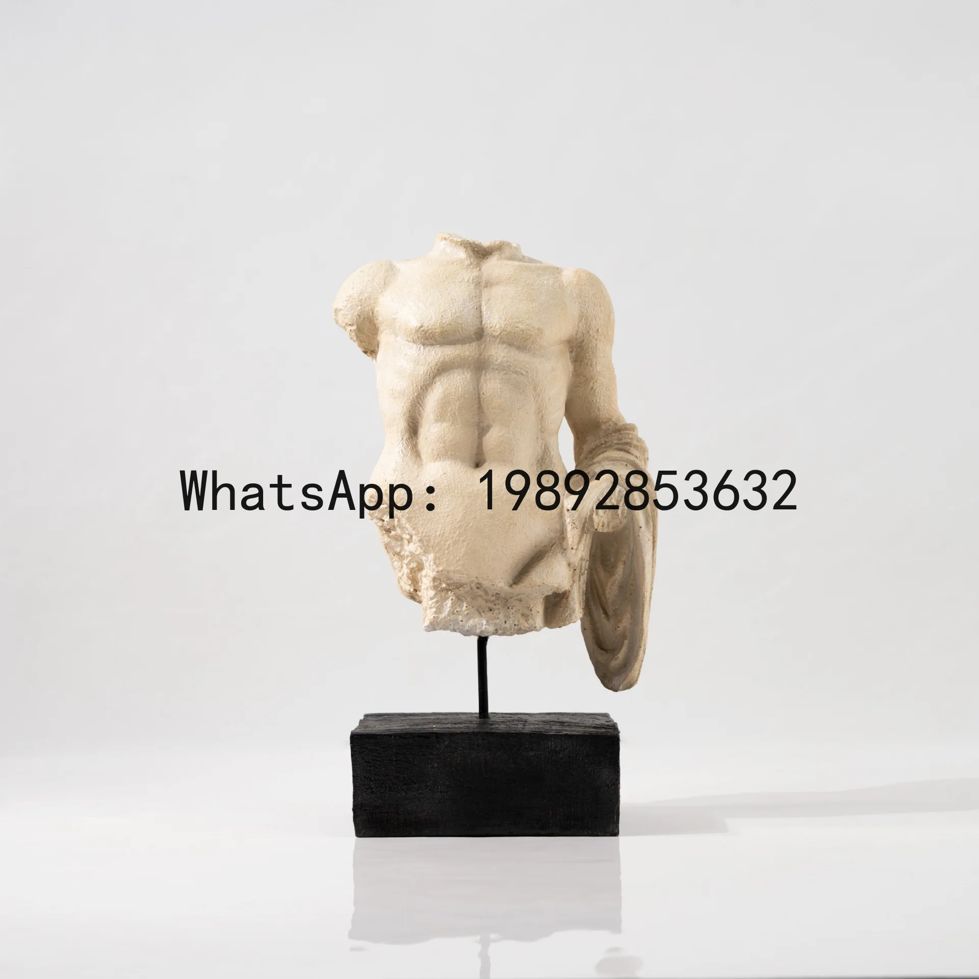 Modern casualantique half-body portrait resin figurine ornament decoration