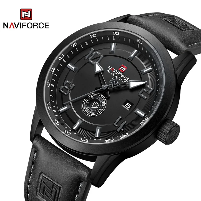 

NAVIFORCE Brand Original Fashion Watch For Men Luxury Quartz Date Week Wristwatches Luminous Waterproof Clock Relogio Masculino