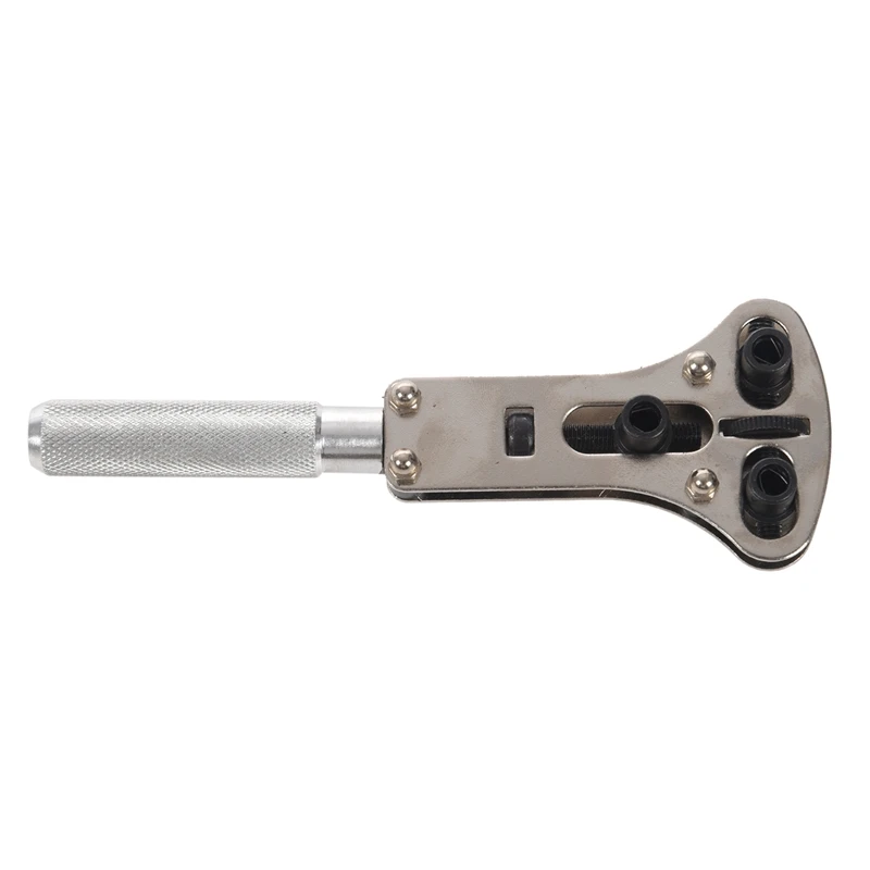 NEW Adjustable Screw Watch Back Case Cover Opener Wrench Remover Repair Tool Set