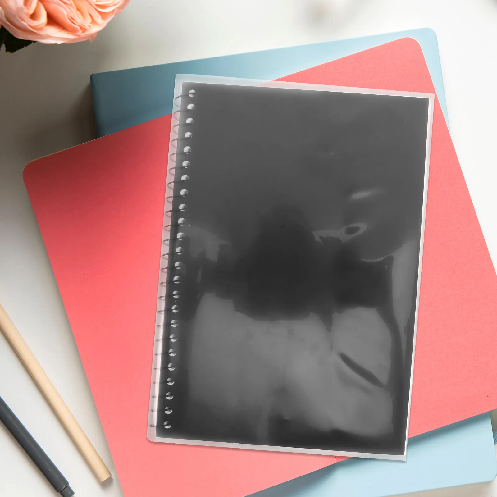 20Pcs Clear Plastic Book Cover Sleeve Transparent Protector for Textbooks Notebooks Hardcover Books School Library Education