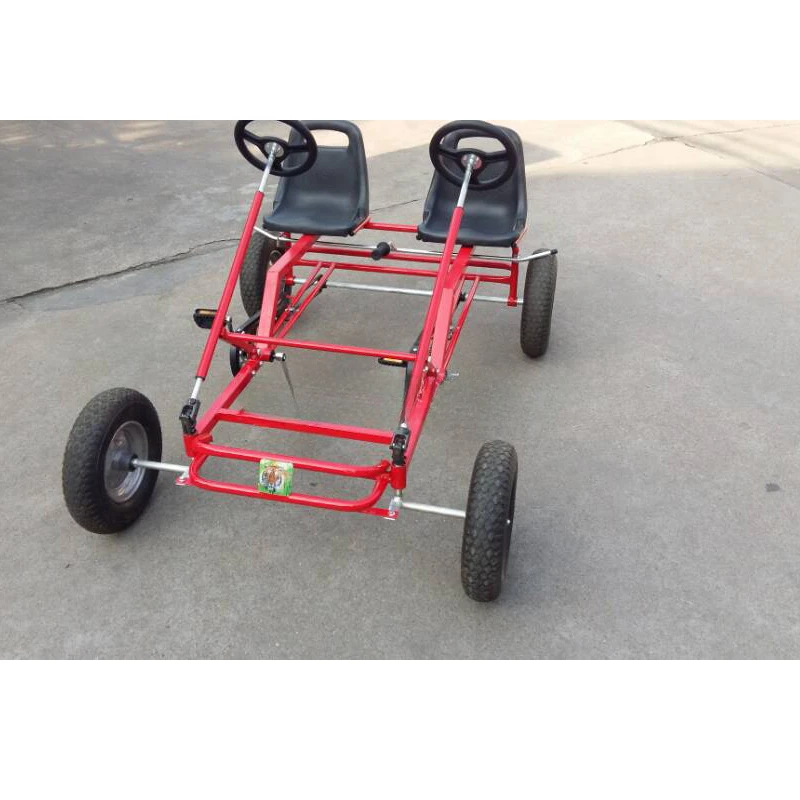 FOR Plastic four wheel heavy duty adults 4 wheel pedal go cart