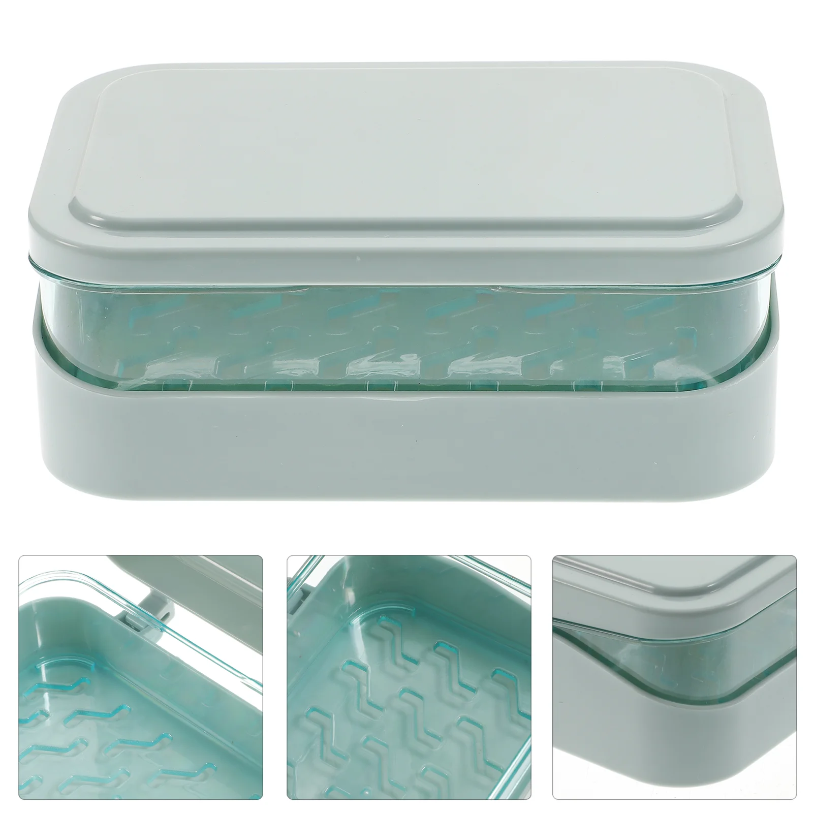 

Soap Holder Case Shower Container Bathroom Leakproof Dish for Wall Abs Travel Bar