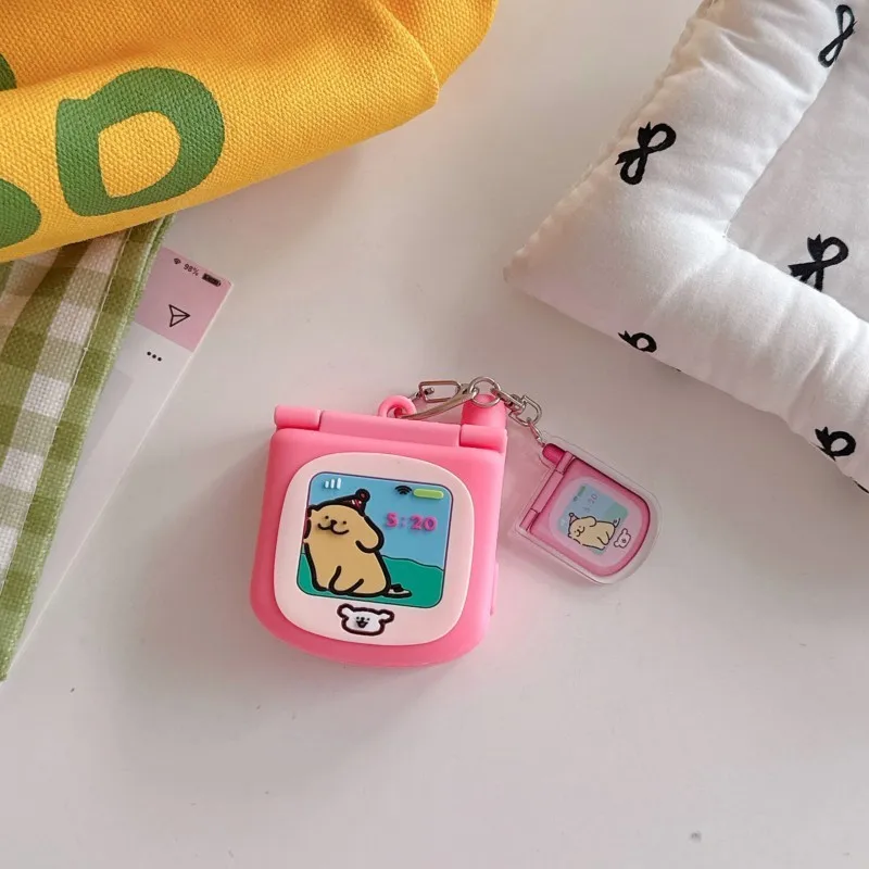 Urocze etui z lusterkiem i smyczą dla dzieci do Apple Watch Sport 1/2/3/4/5/6/7/8/9 generacji S10 S11 Ultra SE 38/45/41/44/42/46/49mm — zdjęcie produktu 2