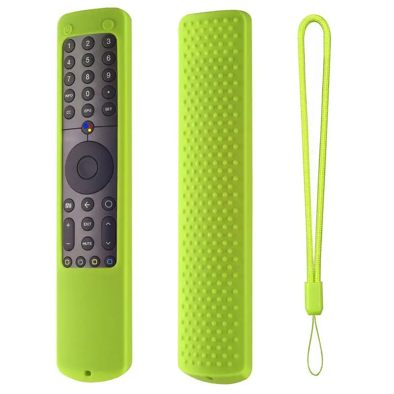 Remote Protective Covers For Xiaomi TV P1E/A2/Max 86in/P1/Q1 Remote Control Soft Silicone Remote Control Cases With Lanyard