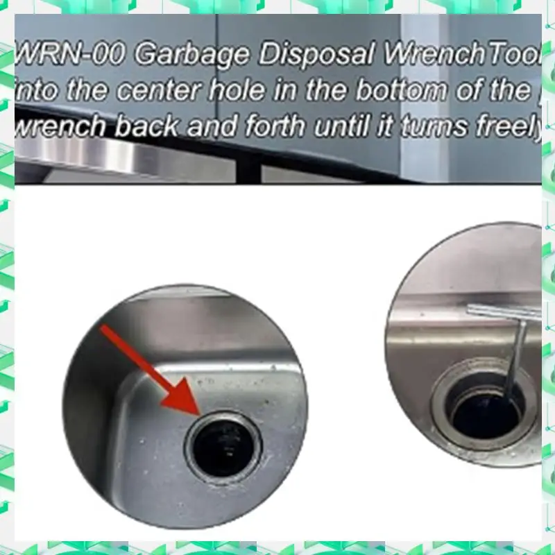 

FIZP Garbage Disposal Unclogging Wrench, For Sinkerator Moens, To Remove Clogs Above The Sink, WR00KIT