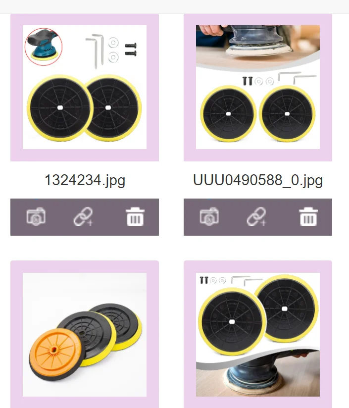 

2Pack 5inch/6Inch Buffer Pads Sander Backing Pads Polished Disc Backing Pads For Cordless Buffer Polishing Backing Plates