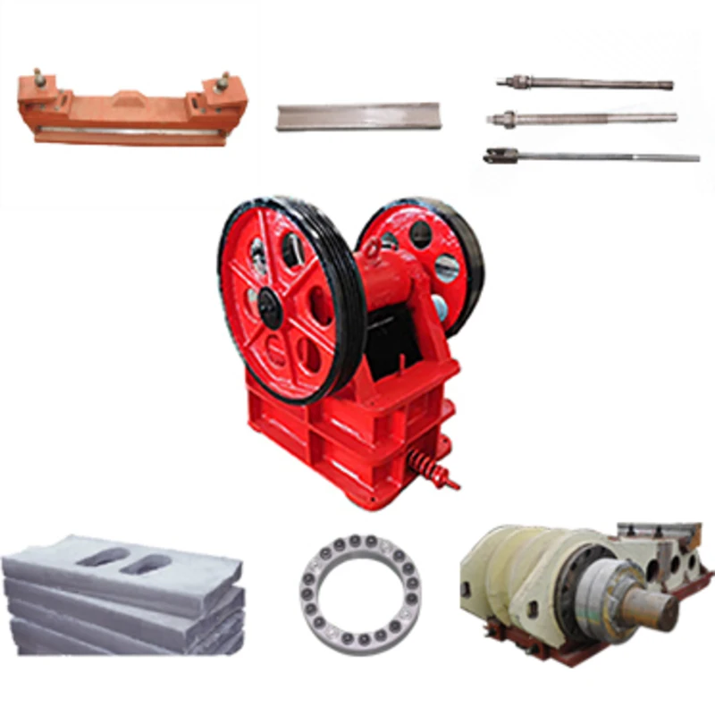 High Quality Crusher With New Used Iron Jaw Plates Forged Top And Drawing Wire Tie Rods Good Condition