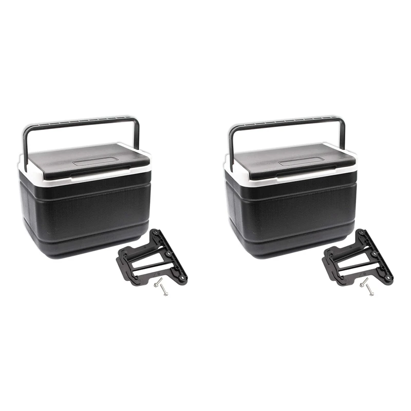 

2X For Golf Cart Ice Cooler With Mounting Bracket Kit Caddy Fit Club Car Precedent Tempo And Onward 102588101 103886801