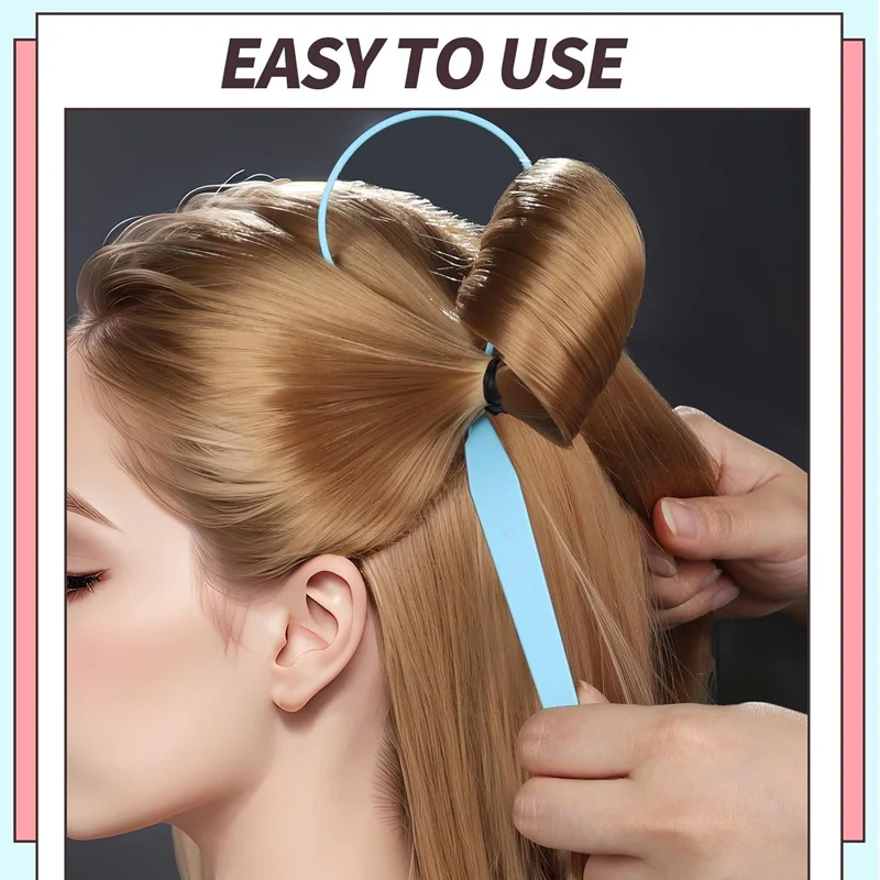2 in1 Hair Loop Braiding Tool Set French Dutch Braid Maker 1 Elastic Band Remover Cutter DIY Hair Styling Tools Kit for Women image 4