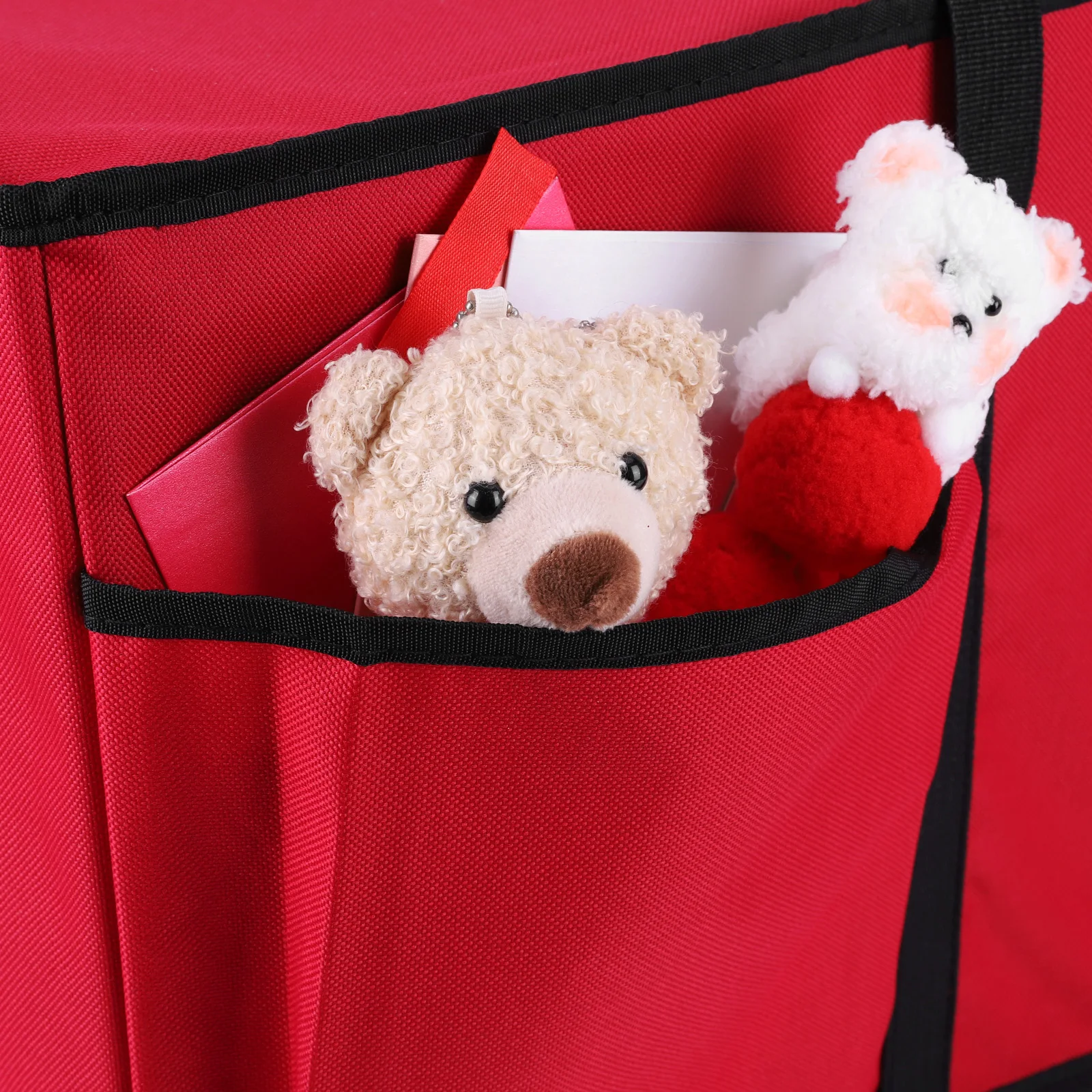 

Red Oxford Christmas Decor Storage Box With 128 Compartment Xmas Decorations Organizer Xmas Decor Storage Organizer