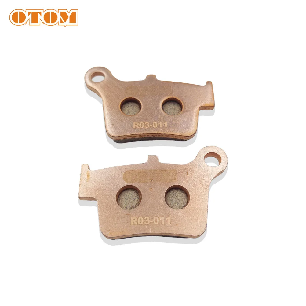 OTOM Brake Pad Copper Sintered Front F03 and Rear R03 Brake Shoe Disks For KAYO T4 T6 K6 GUIZUN MX6 KEWS K16 K18 X2 Motocross