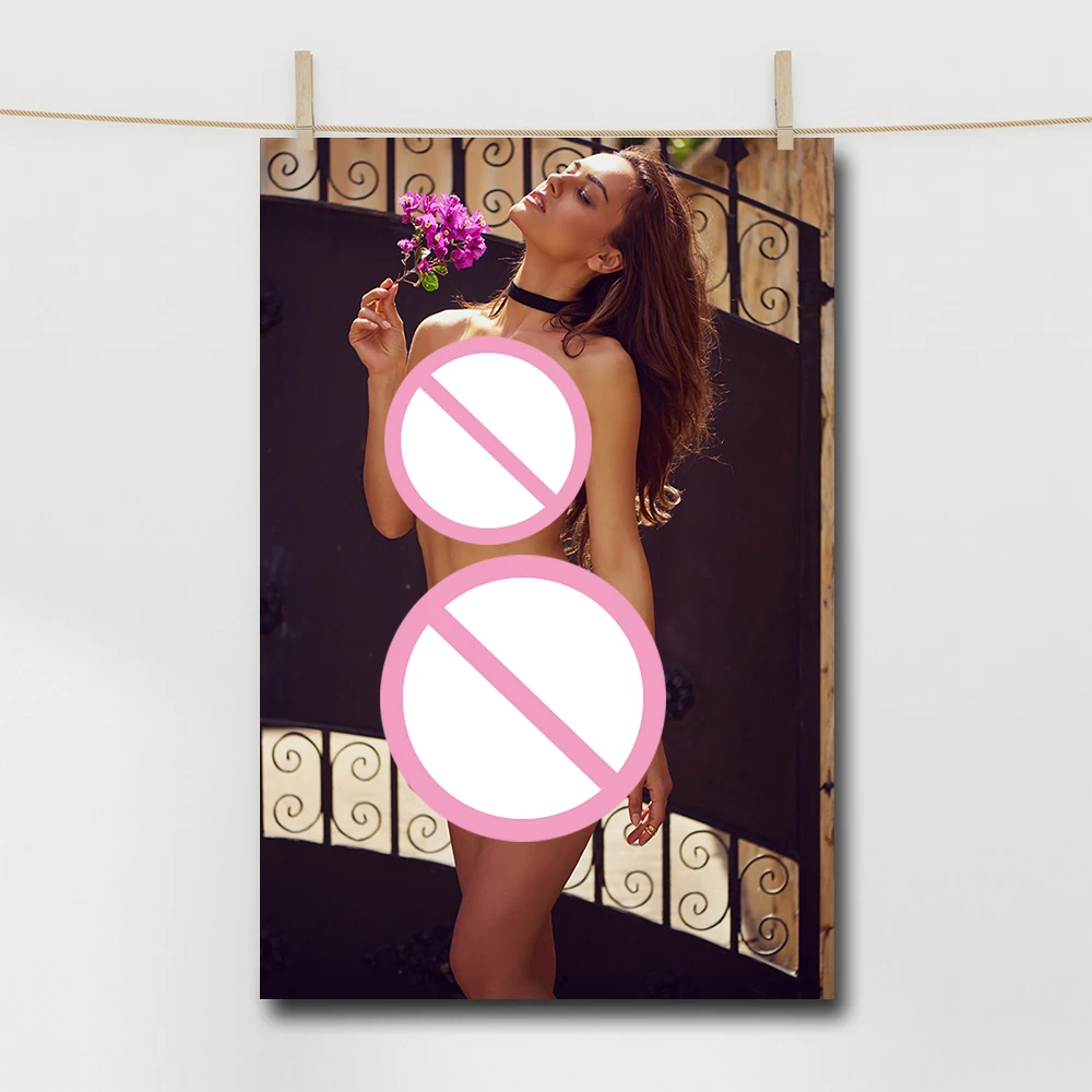 Beautiful Girl Canvas Painting Wall Art Poster & Print Home Decor Items Illustration Bedroom Decoration Aesthetic
