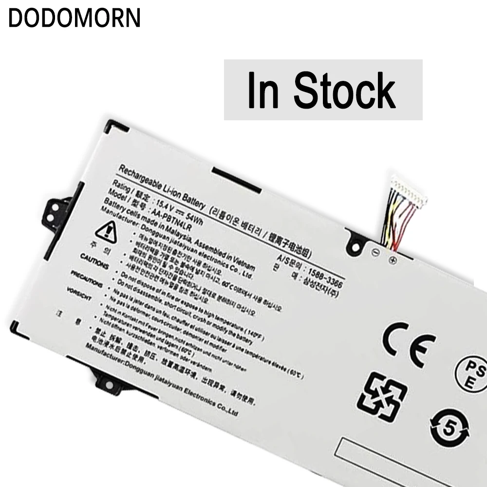 Imagem -04 - Dodomorn Aa-pbtn4lr Bateria para Samsung Notebook Pro 15 Np940x3m Np940x5m Np940x5n X01us X02us K01us K02us Laptop 15.4v 54wh