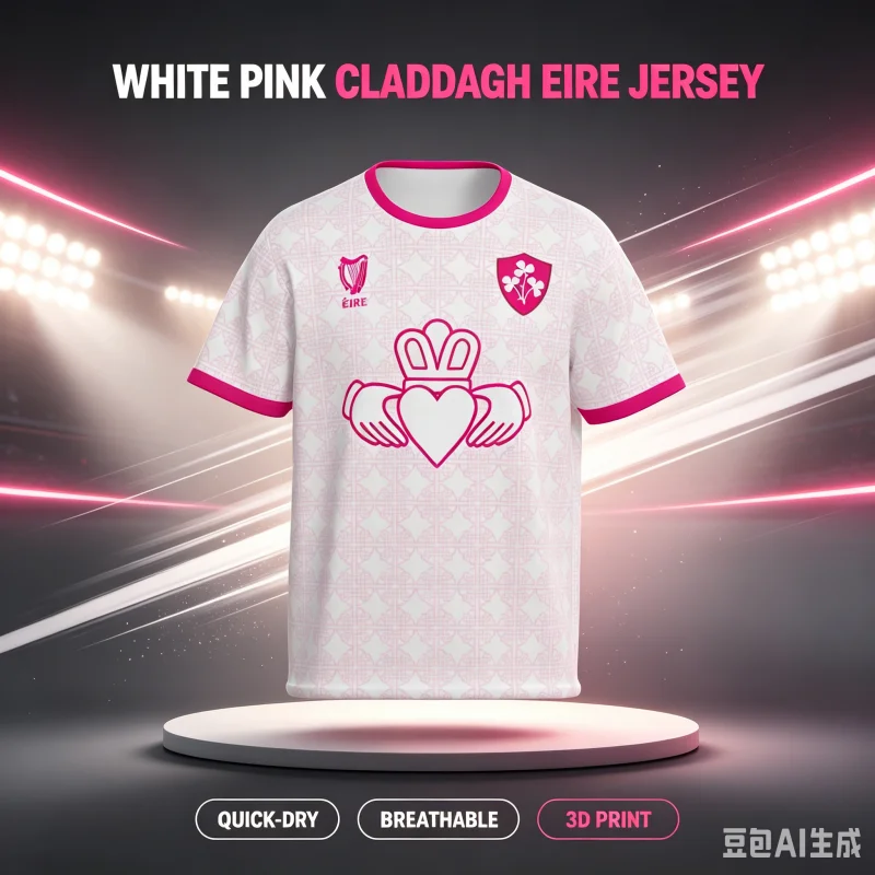 2026-27 New 3D Printed Irish Fan Custom Style Fashionable, Comfortable, Lightweight, Sports Fast Drying Parent Child Clothing