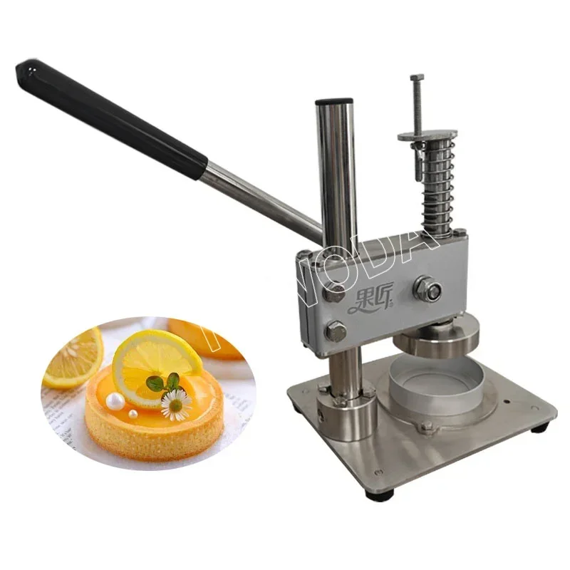 Good Quality Tray Egg Tart Forming Maker Machine Manual Mini Pie Egg Tart Shell Press Machine