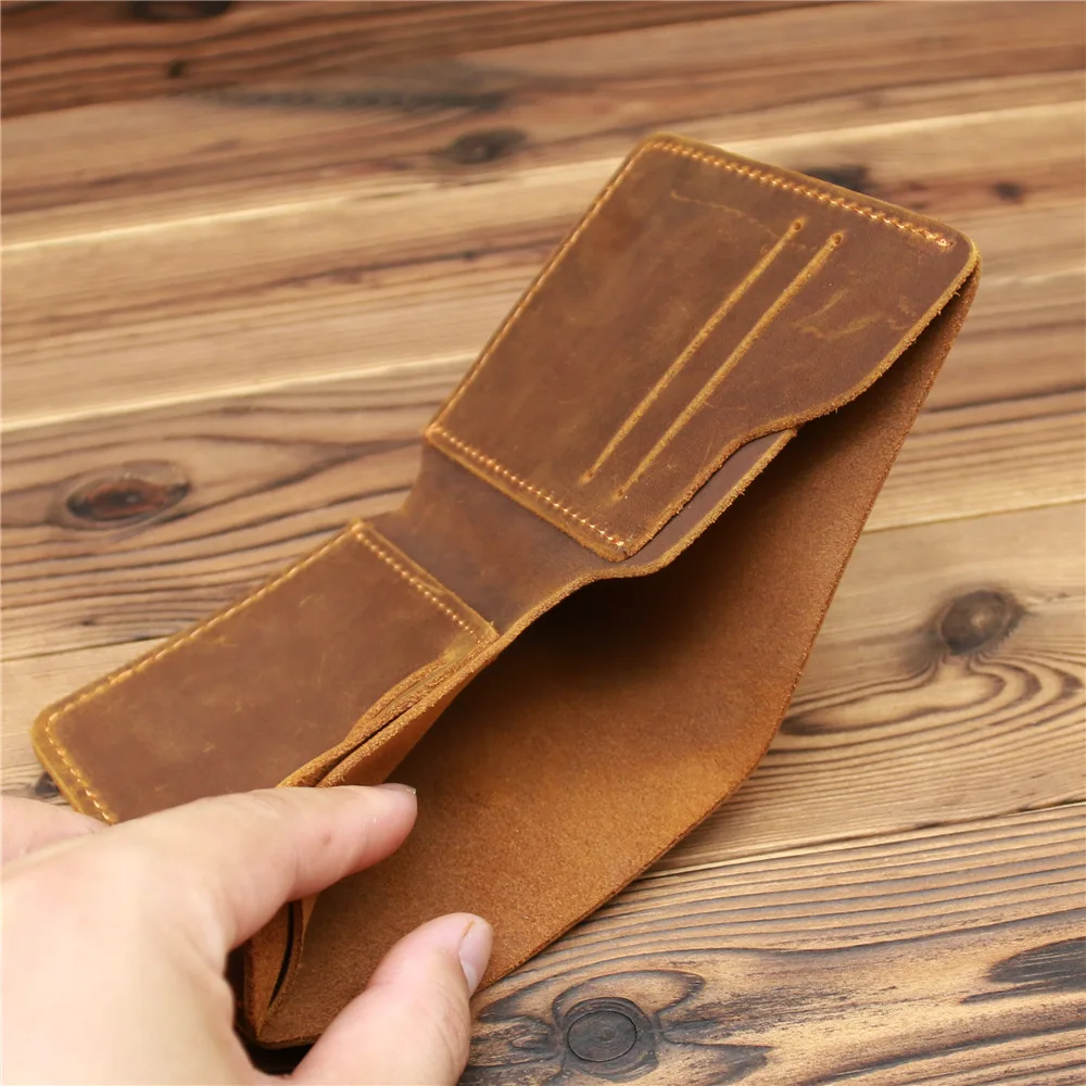 Kaarthouder Lederen Mannen Vrouwen Id Credit Card Slim Wallet Business Geld Pocket Case Multi-Kaart Kleine Kaart houder