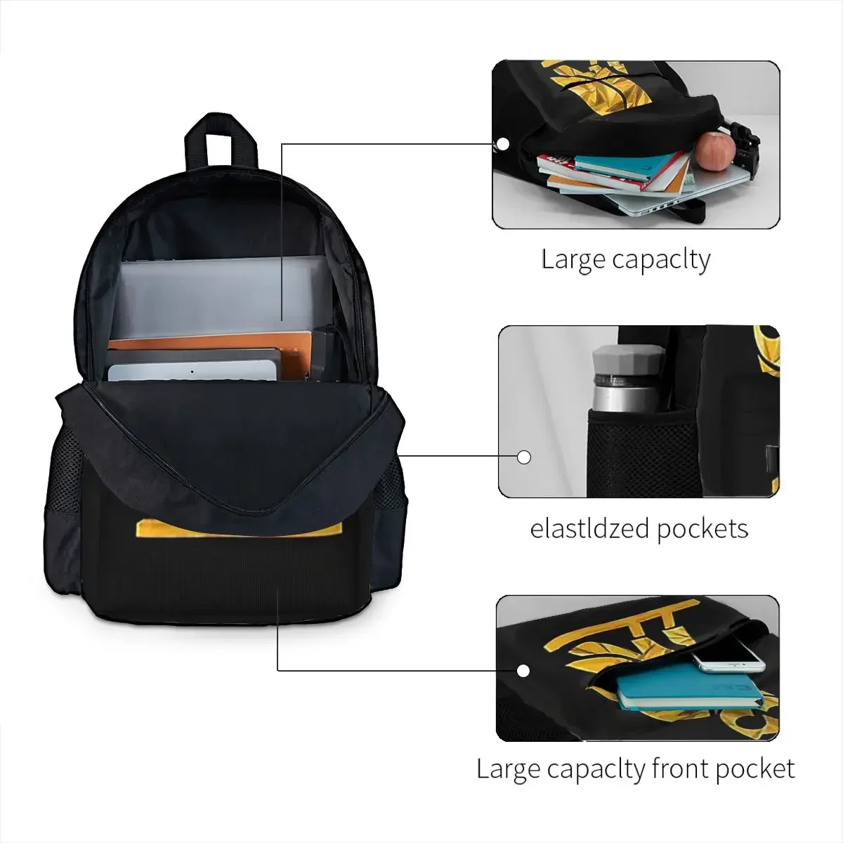 OVO October's Very Own Drake's Owl Backpacks Boys Girls Bookbag Children School Bags Cartoon Laptop Rucksack Shoulder Bag