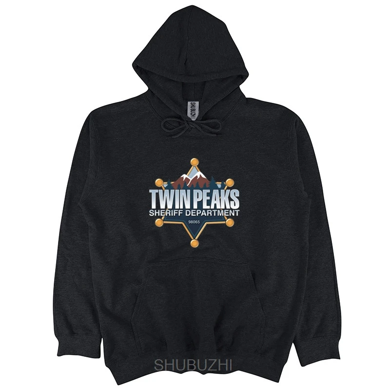 Twin Peaks Sheriff Department fashion brand hoodie men hip-hop cool hoody cotton sweatshirt bigger size sbz602