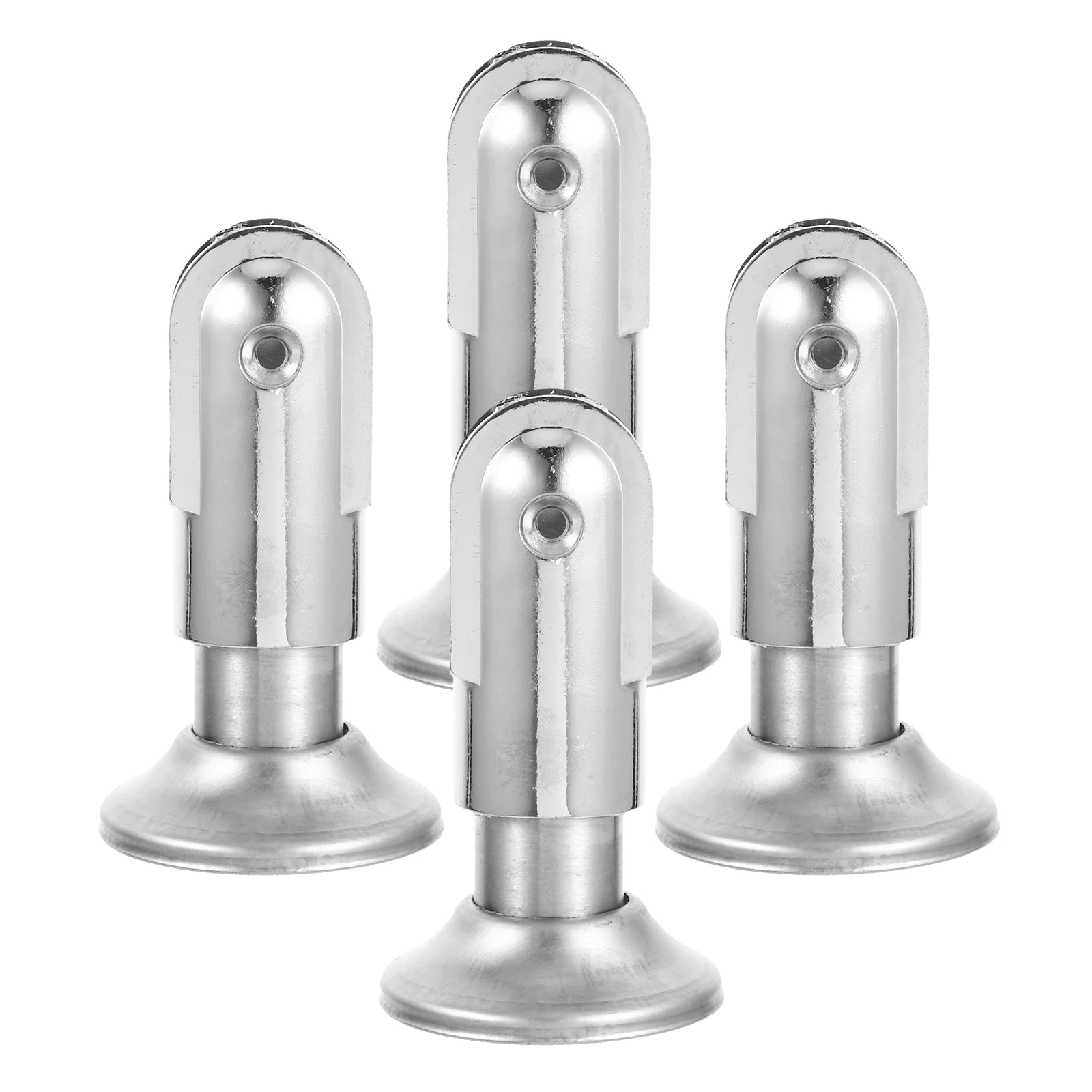 

4pcs Stainless Steel Partition Brackets Bathroom Fittings Restroom Supports Public Accessories 304 Bracket Leg Thickened