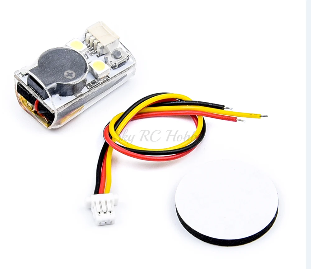 100dB JHE20B Finder Super Loud Buzzer Tracker Over Built-in Battery for F3 F4 F7 Flight Controller RC Drone Models Spare Part